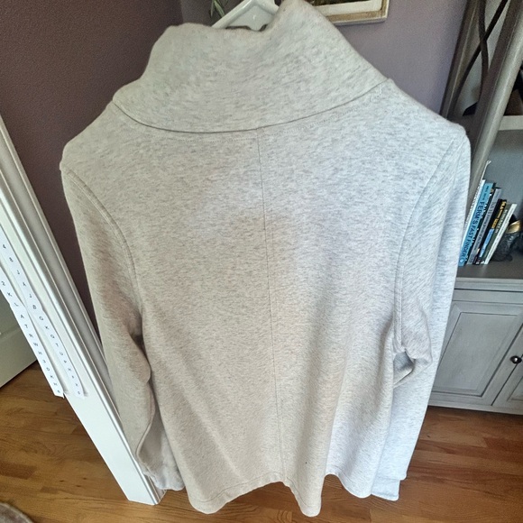 Athleta Gray twisty karma Neck Sweater - Picture 2 of 3